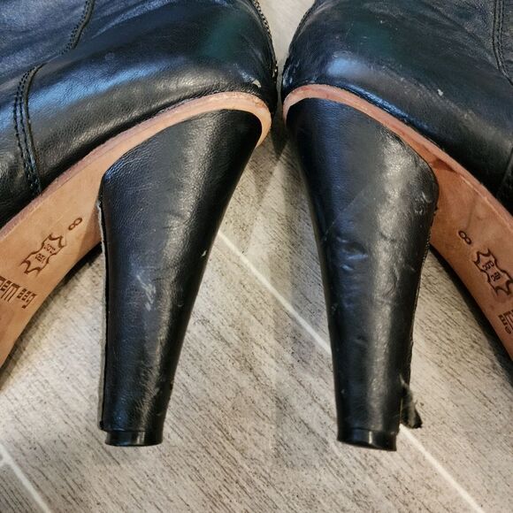 Gee Wawa Black Lesther Over Knee Platform Boot - Picture 11 of 17